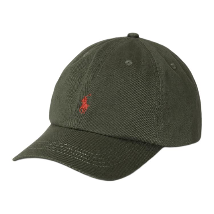 Детские кепка Ralph Lauren (оливково-зеленая)
