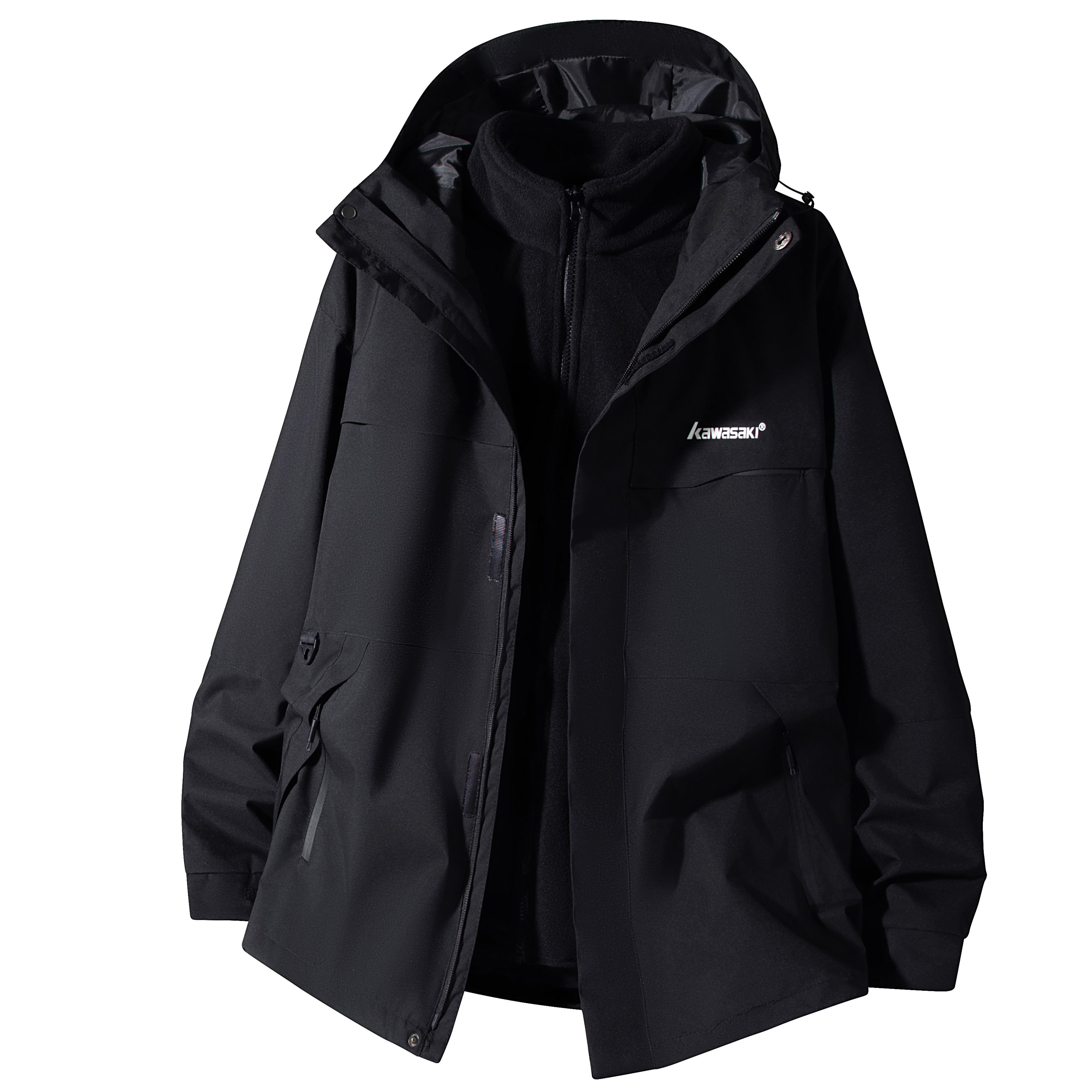 Куртка Kawasaki три в одном (синяя)