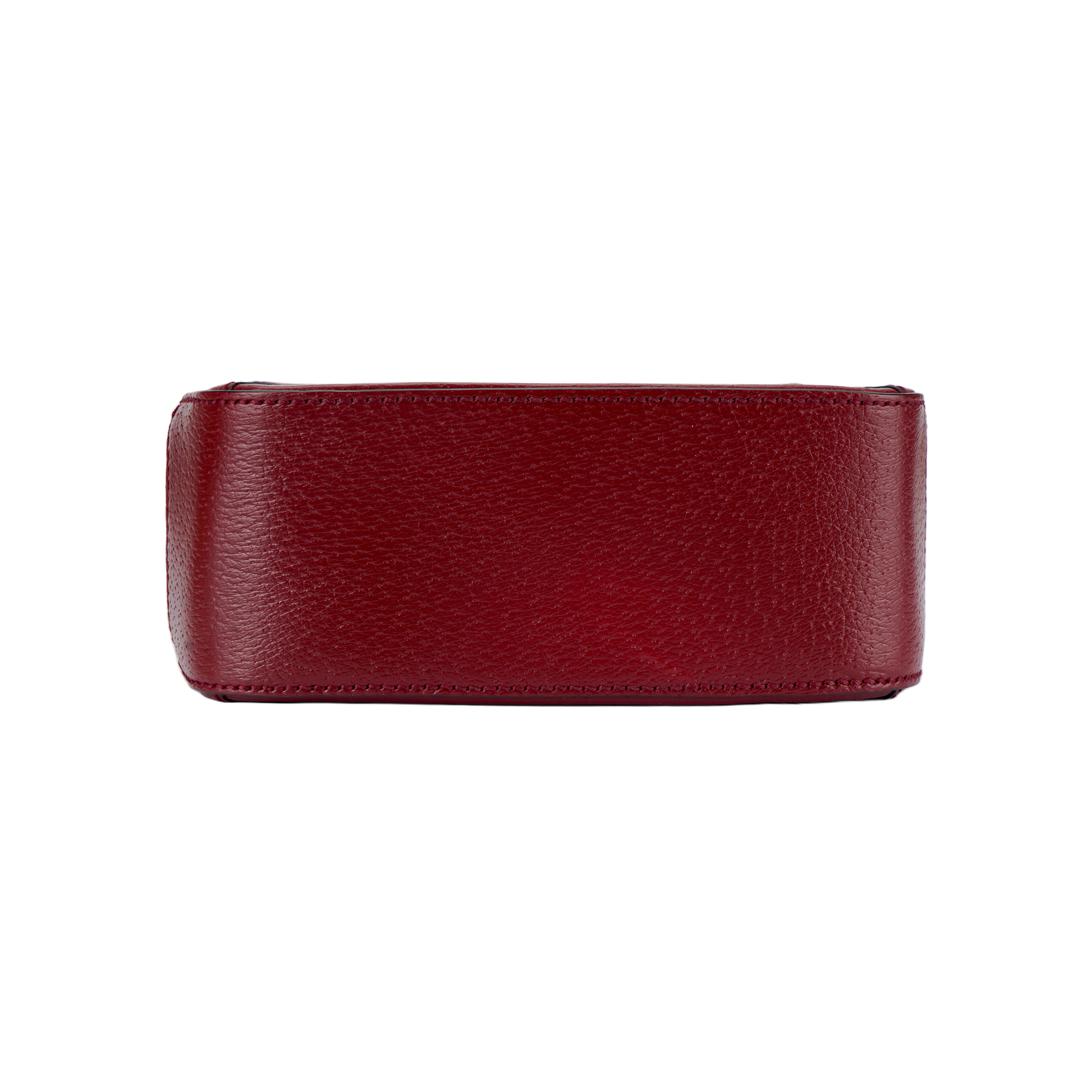 Женская сумка Gucci x DoraemonA Logo (коричнево-красная) — фото 4