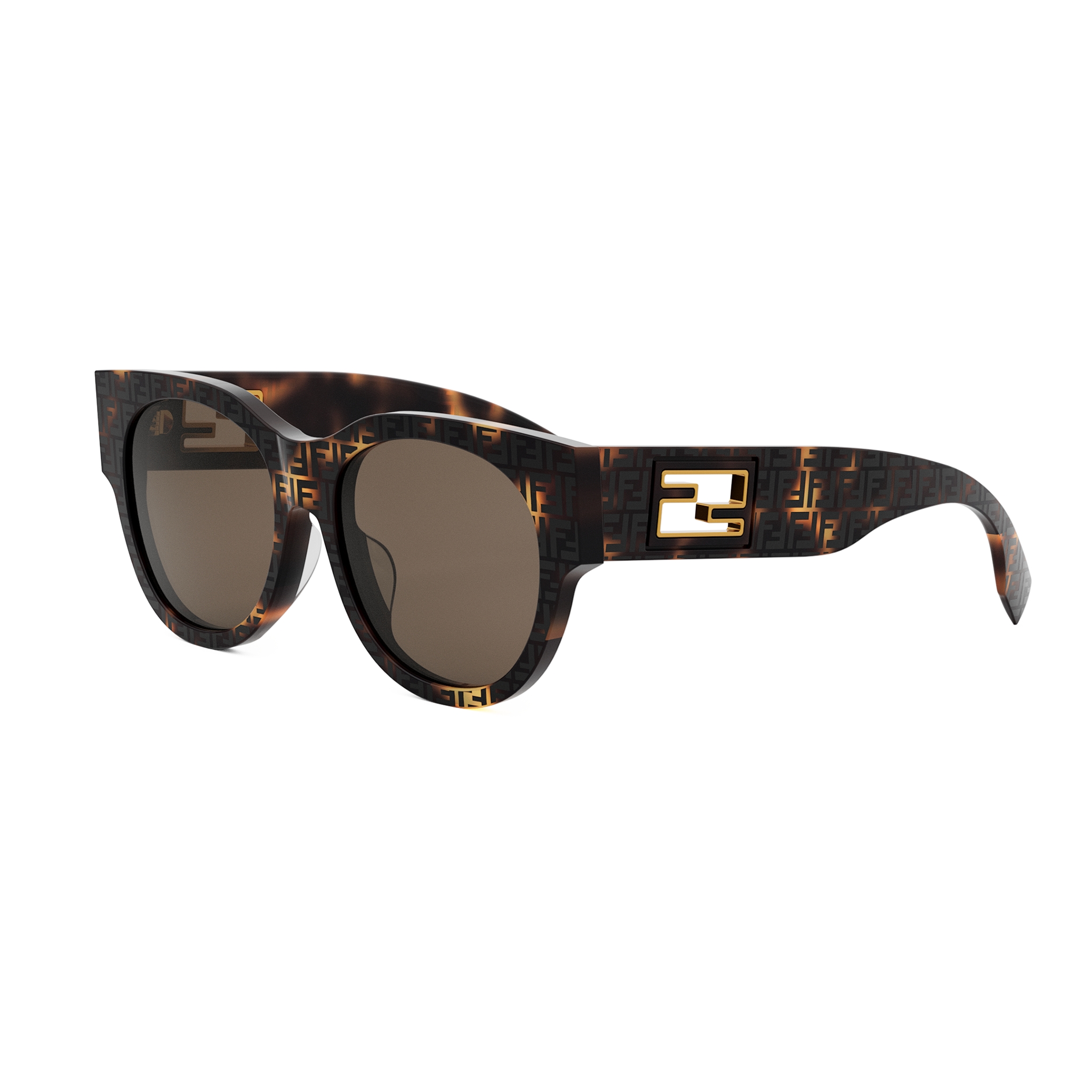 Женские очки Fendi (черные)