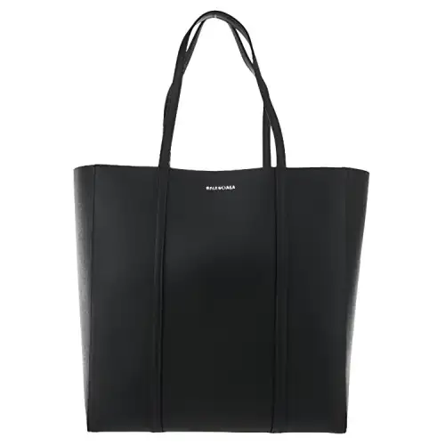 Balenciaga Leather Shoulder Bag Women's Black
