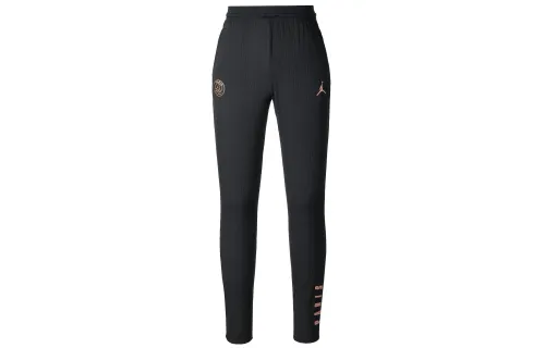 Jordan Paris Saint Germain FW24 Dri FIT ADV Knitted Sweatpants Men's Black/Rusty Pink/Metal Red