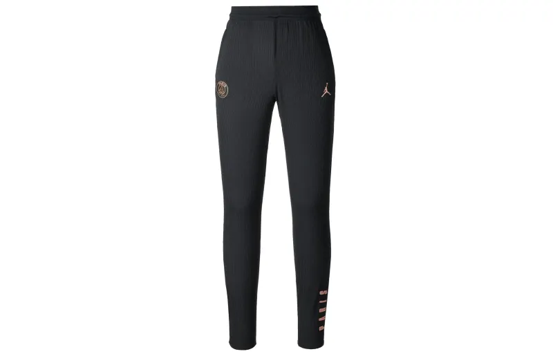 Jordan Paris Saint Germain FW24 Dri FIT ADV Knitted Sweatpants Men's Black/Rusty Pink/Metal Red