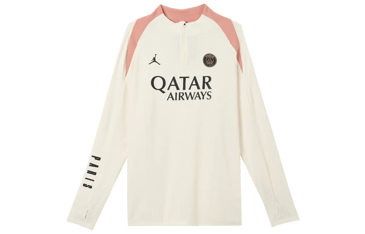 Jordan Paris Saint Germain FW24 Dri FIT ADV T Shirt Men's White Pink