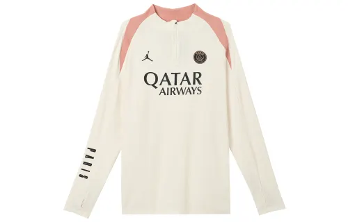 Jordan Paris Saint Germain FW24 Dri FIT ADV T Shirt Men's White Pink