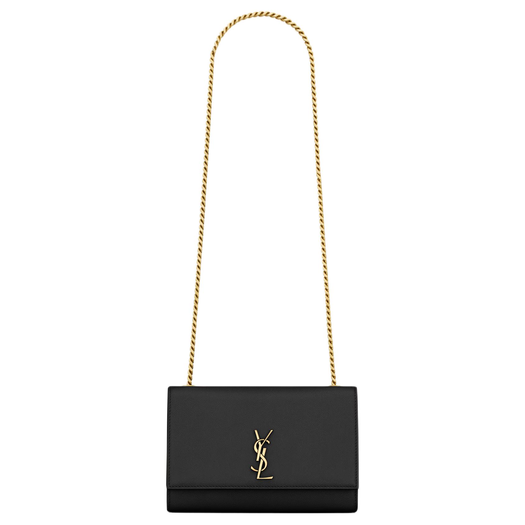 Женская сумка SAINT LAURENT KATE (черная)