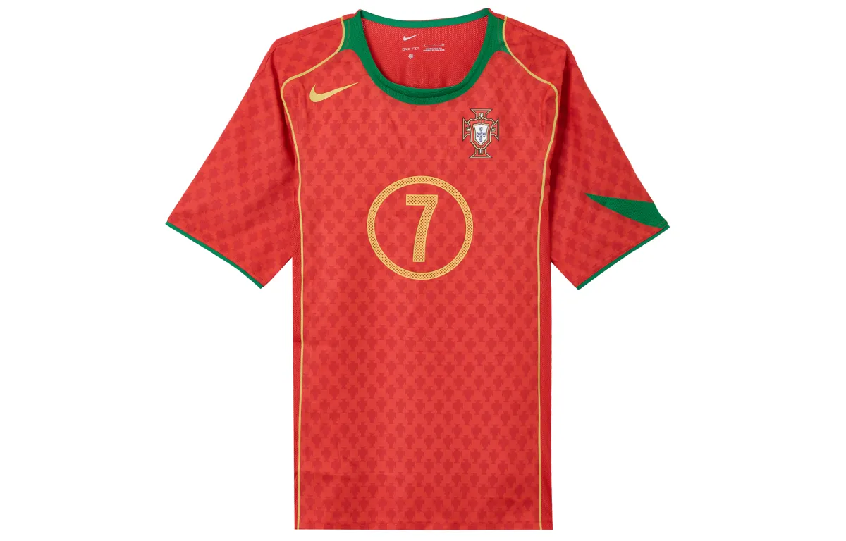 Nike Portugal National Football Team Soccer Jersey Unisex Red