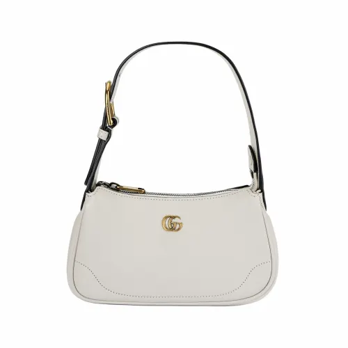 GUCCI Aphrodite Leather Shoulder Bag, Pochette, Handbag, Shoulder Bag Mini Women's White