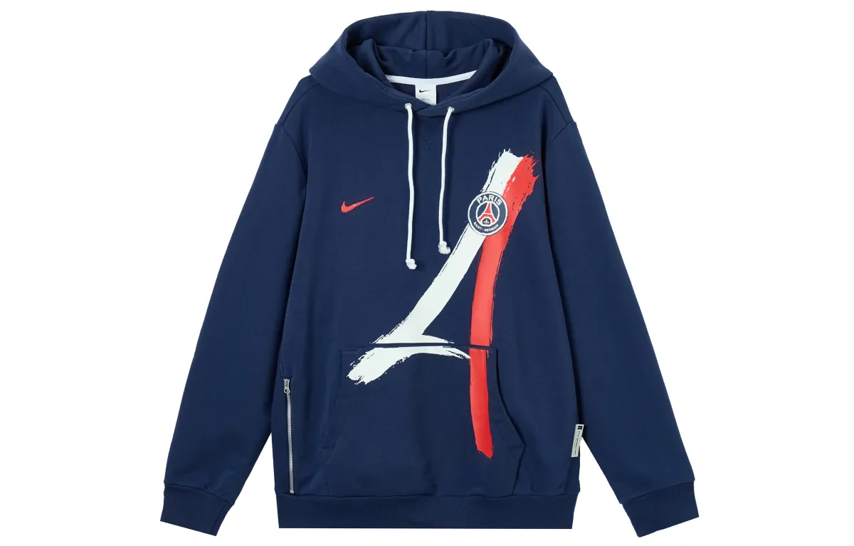 Nike Paris Saint Germain Standard Issue Men's Nike Dri FIT Soccer Pullover Hoodie