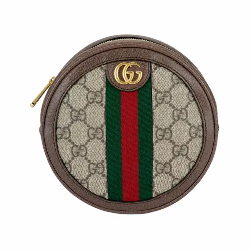 GUCCI Ophidia Cow Leather Backpack Mini Women's Brown