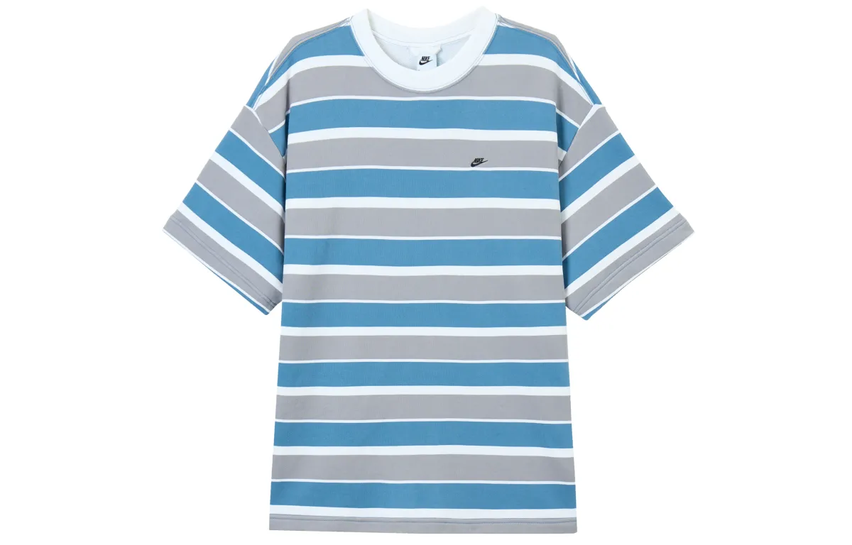 Nike T Shirt Men's Aegean Storm Blue/White/Black