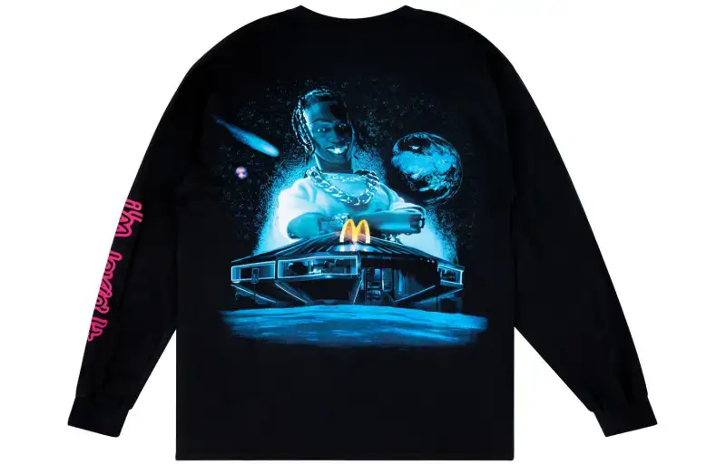 Travis Scott x Mcdonald T Shirt Unisex Black