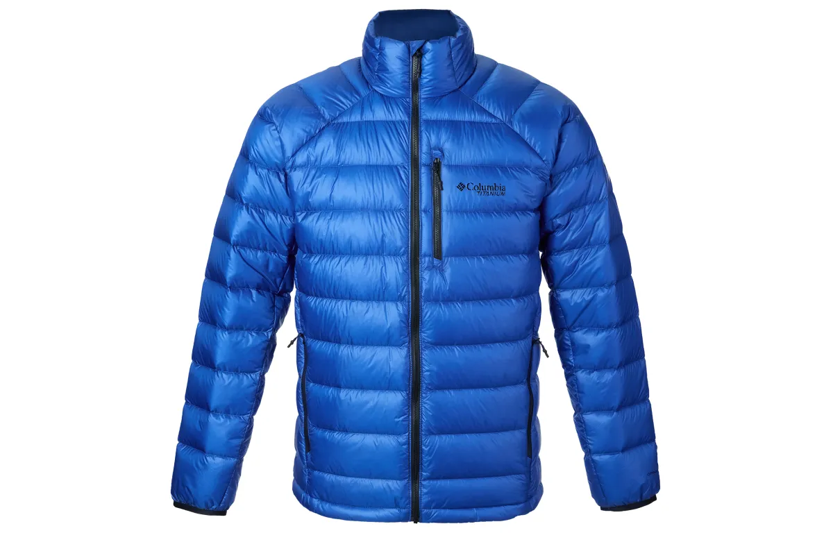 Columbia City Outdoor Collection Down Jacket Men's Blue