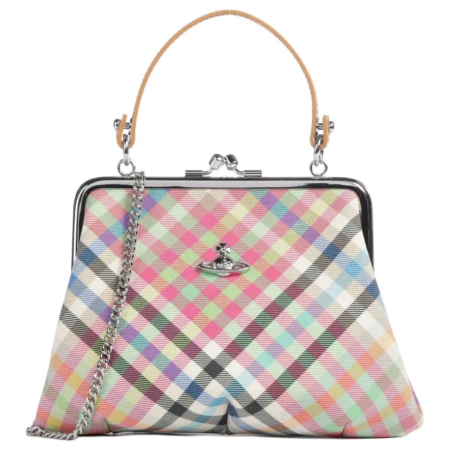 Женская сумка Vivienne Westwood Granny Frame Buccia D'Arancia (разноцветная)
