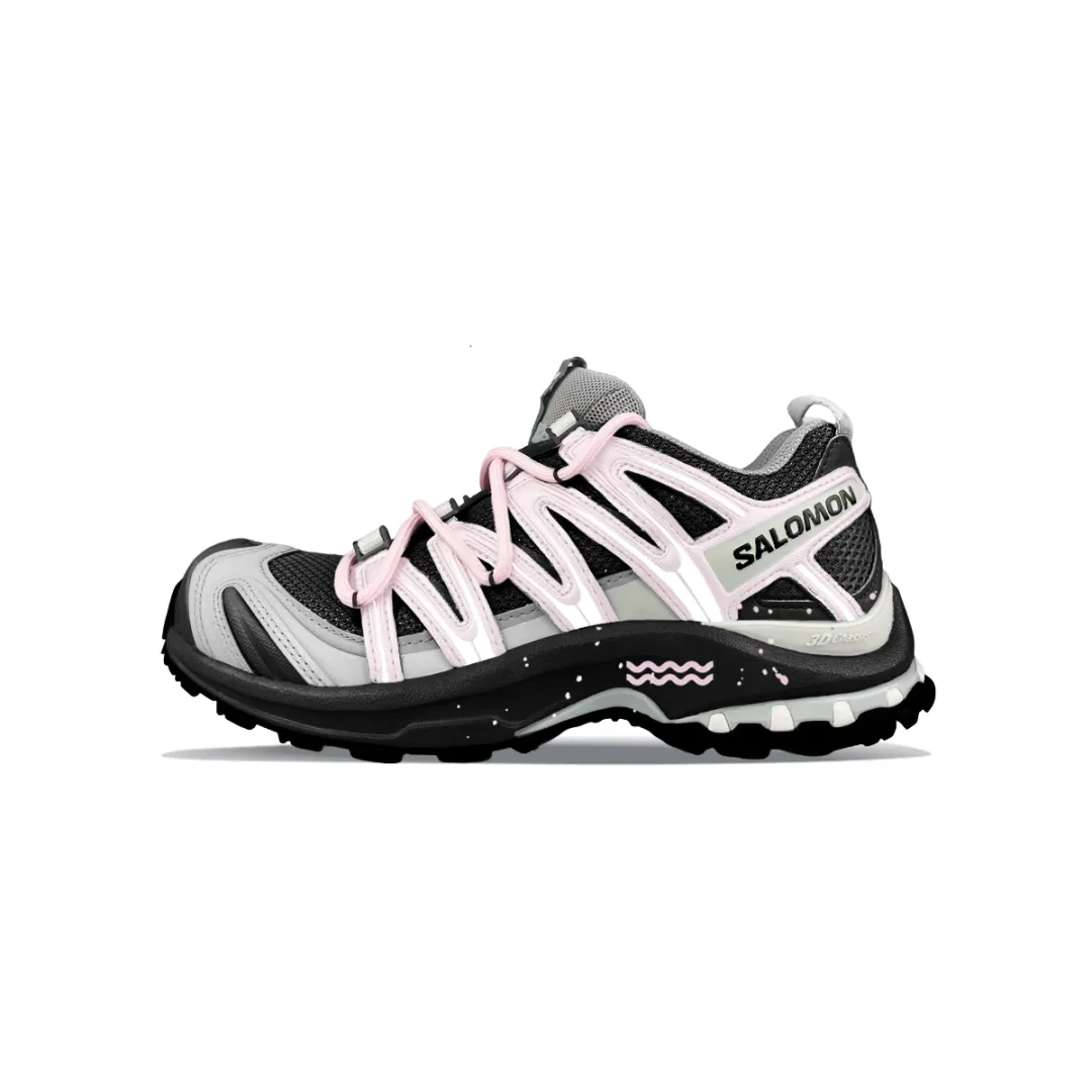 SALOMON XA PRO 3D Cushioning Support Low top Trail Running Training Running Shoes Unisex Black Pink
