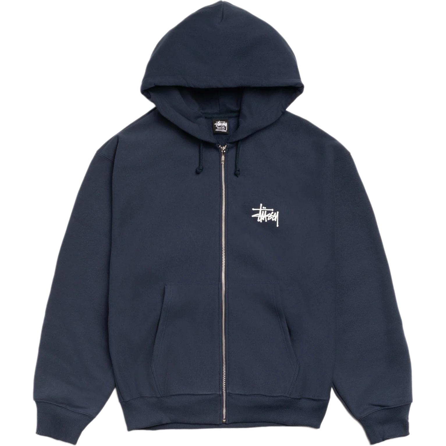 Худи Stussy Basic Logo (черное)