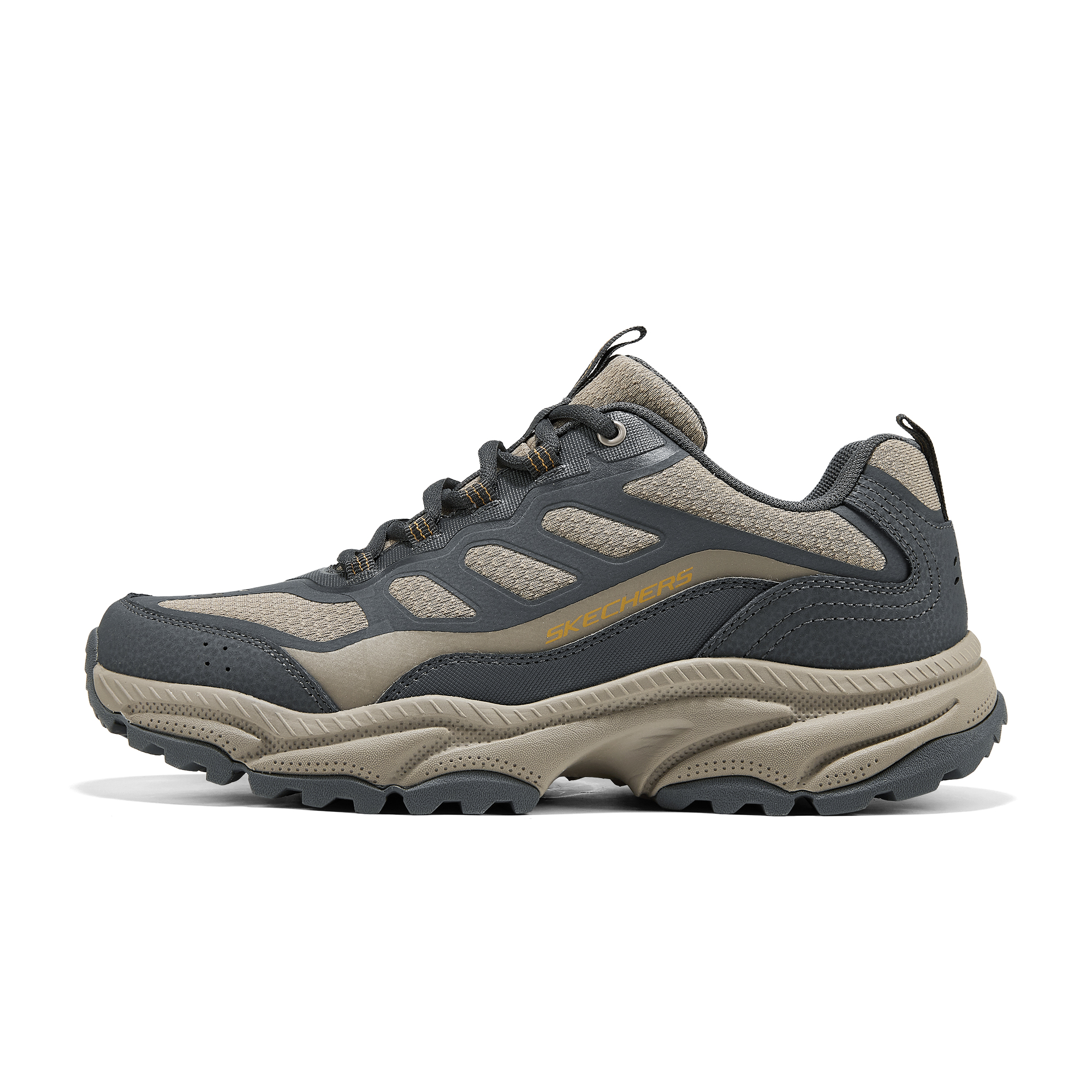 Мужские кроссовки Skechers Skechers VIGOR AT (черно-золотые)
