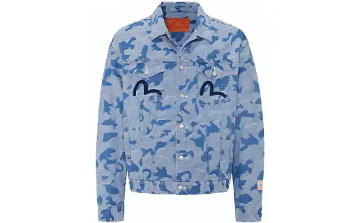EVISU SS21 Denim Jacket Men's Blue