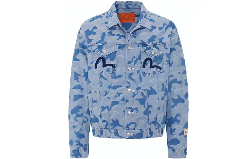 EVISU SS21 Denim Jacket Men's Blue