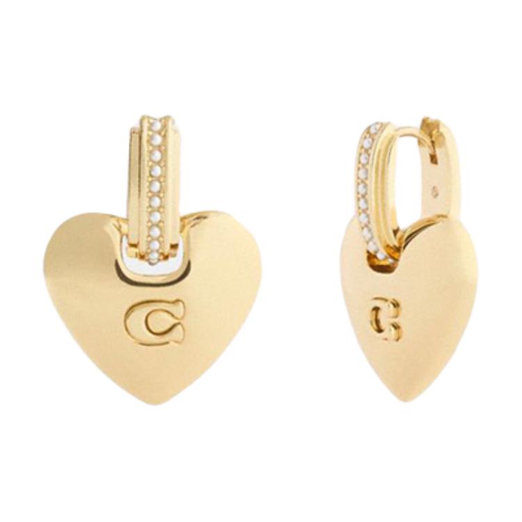 Серьги COACH (золотые)