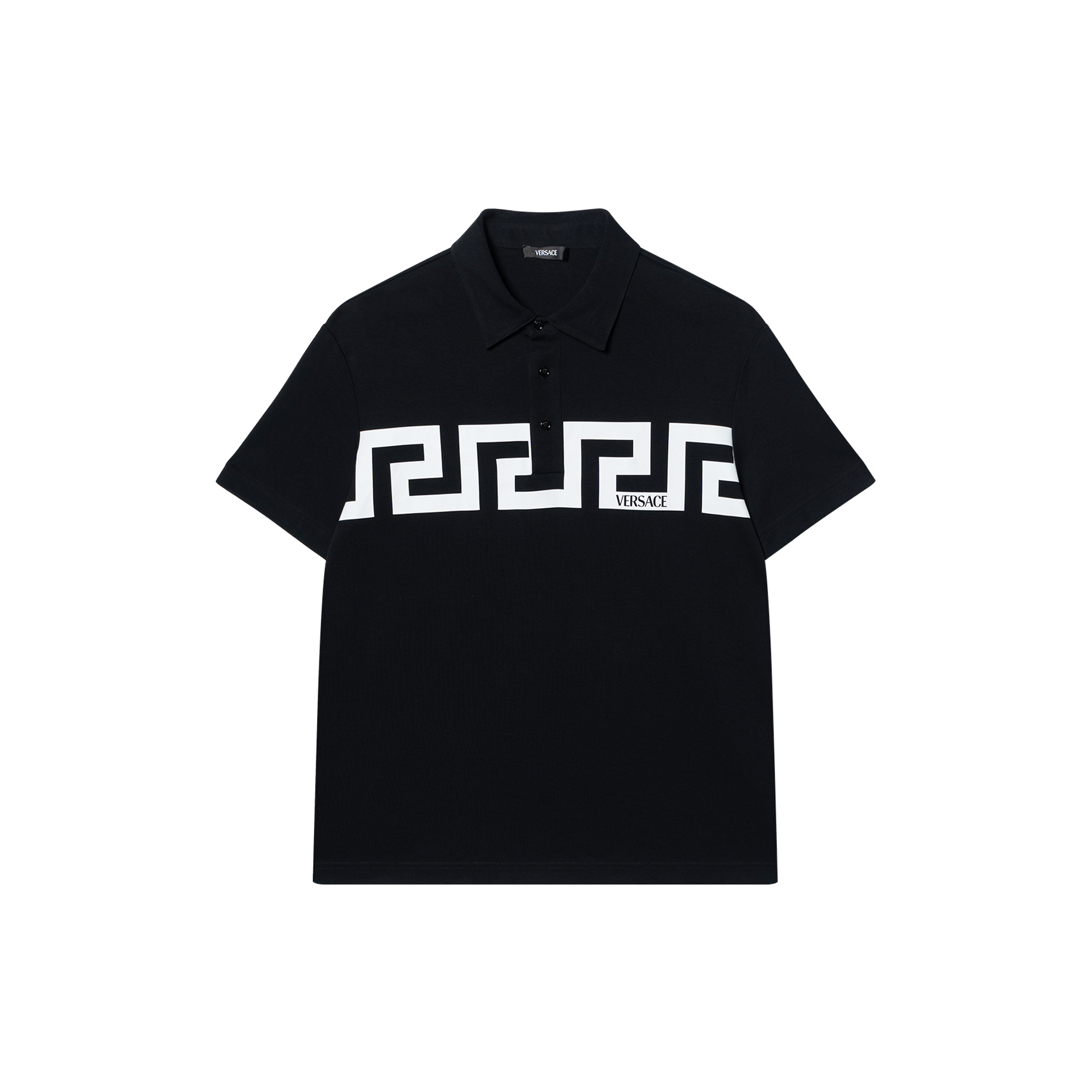 Мужское поло Versace (черное)