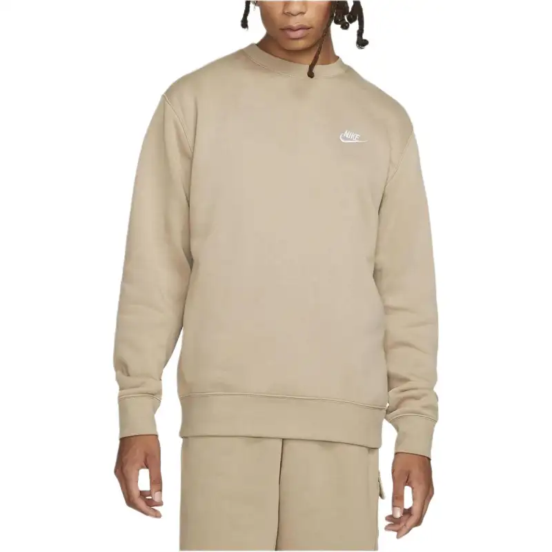 Nike Sweatshirts Men's Khaki Crew Neck Moderate Other
