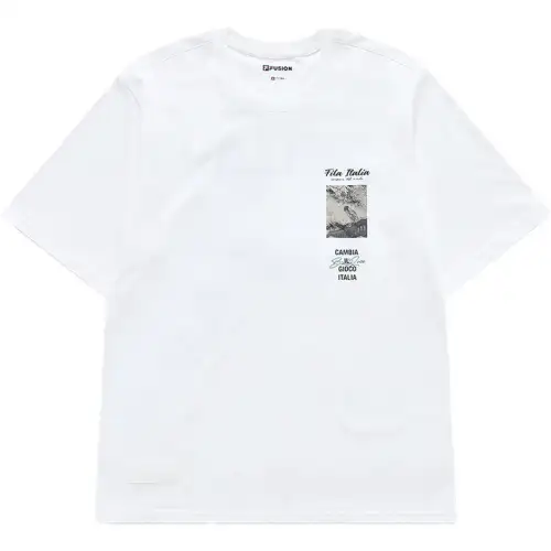 FILA FUSION T Shirt Men's Standard White
