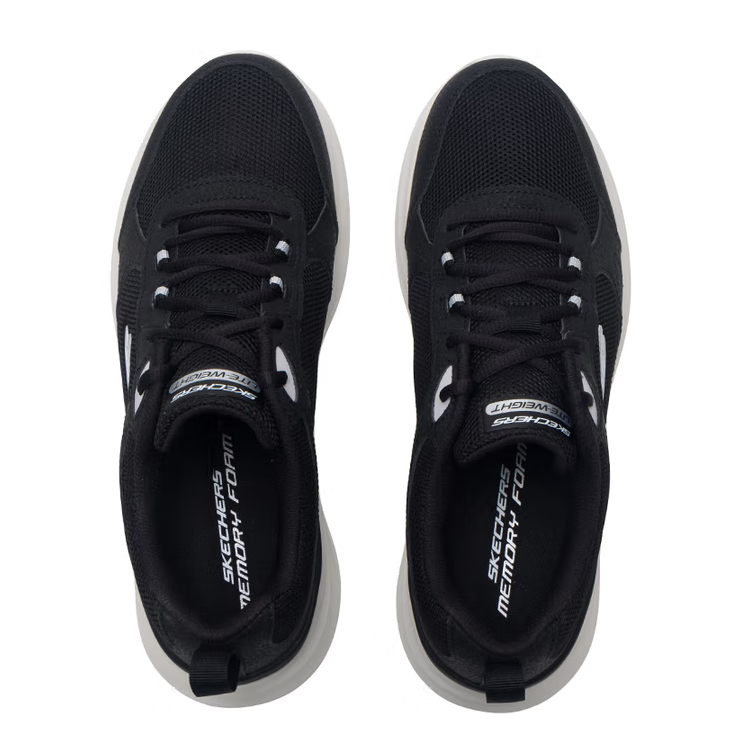 Skechers BURNS 2.0 Abrasion Resistant Breathable Running Shoes Men’s Black White
