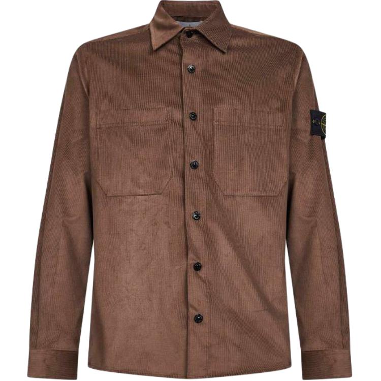 Мужская рубашка STONE ISLAND SS26 (зеленая)