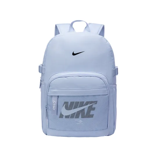 Спортивный износостойкий рюкзак Nike 3Brand 18L из полиэстера (полиэфирного волокна) большой вместимости, обычный для мужчин и женщин, одинаковый стиль для пары, небесно-голубой