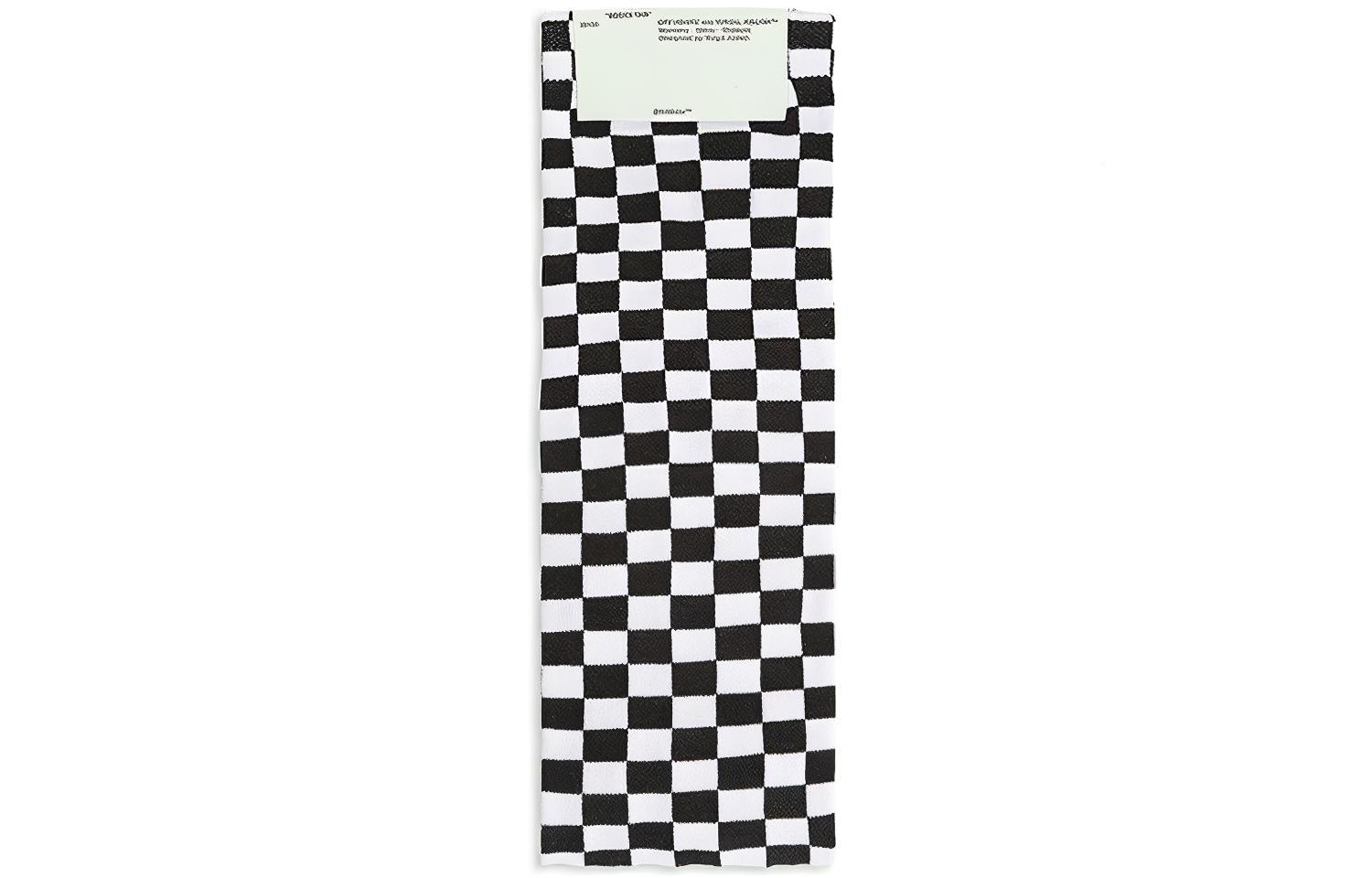 OFF WHITE Unisex Knee High Socks