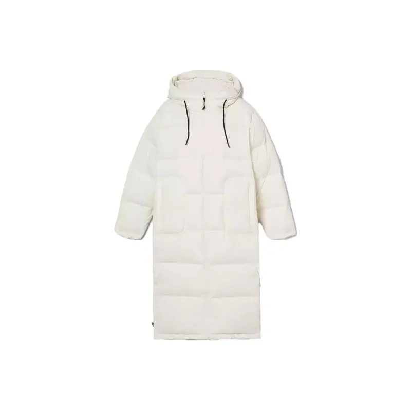 Timberland Recycled Down Long Puffer Jacket Women's White