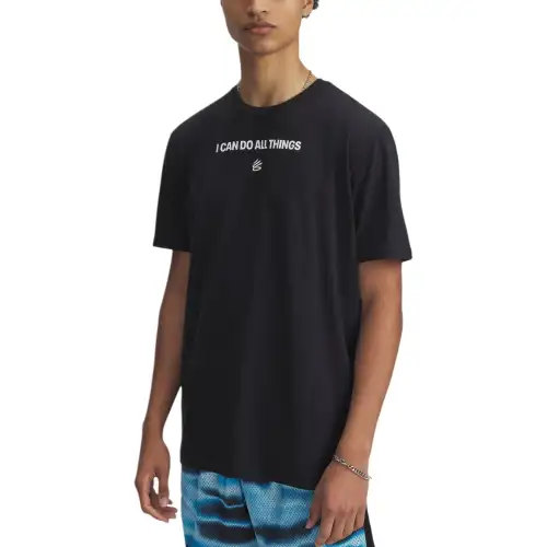 Under Armour Curry Playable T Shirt Men's Black