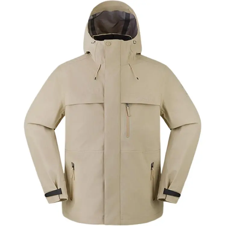 Timberland Jackets Men's Khaki Hooded Moderate Other