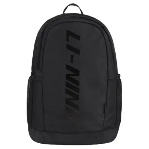 Li Ning Polyester Backpack Unisex Black