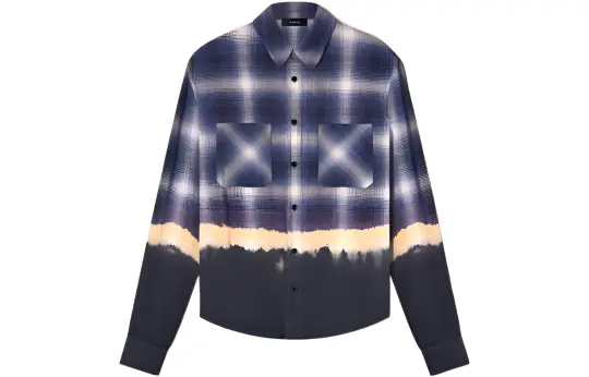 AMIRI Bleach Bandana Plaid Shirt