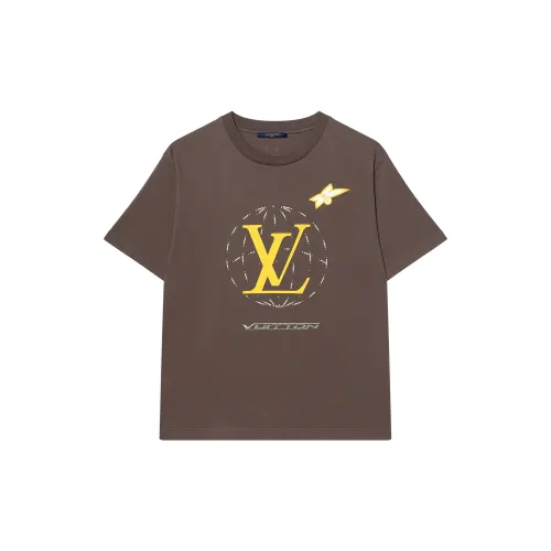 Lv Washed Embellished Cotton T Shirt