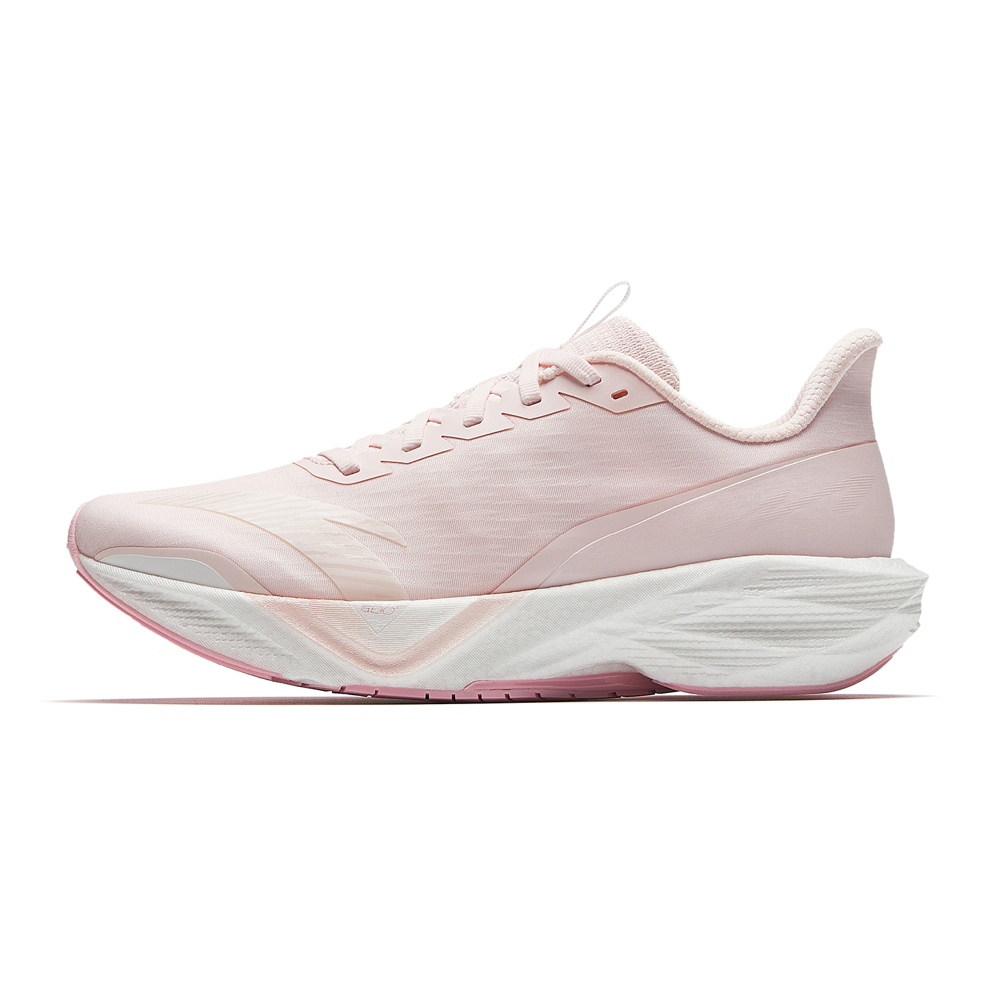 Anta Mach 6 comfortable fabric rubber low-top running shoes women's dendrobium powder