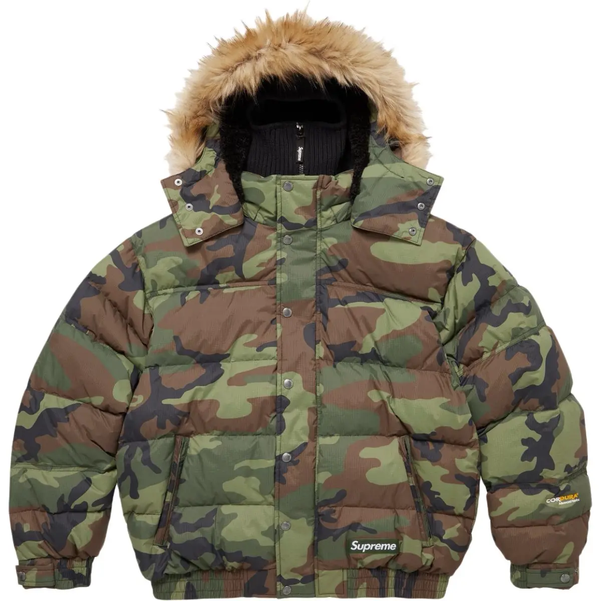 Supreme WEEK14Facemask 700 Fill Down Puffer Jacket Down Jacket Unisex