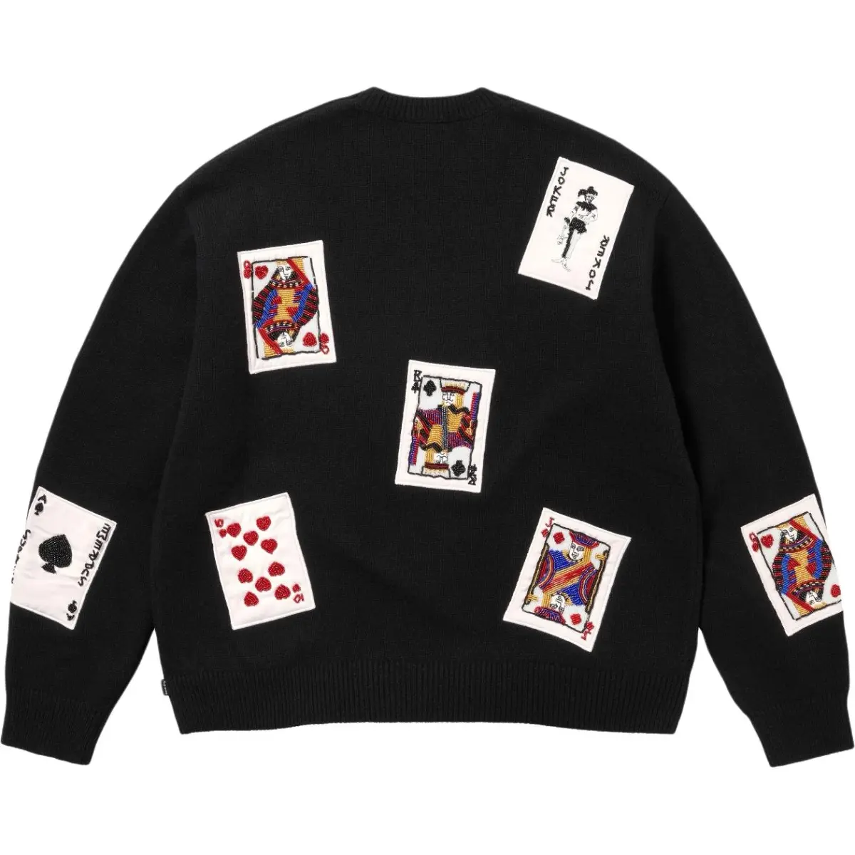 Supreme WEEK14Beaded Cards Sweater Unisex