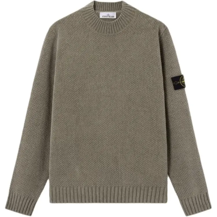 Stone Island crew-neck textured sweater