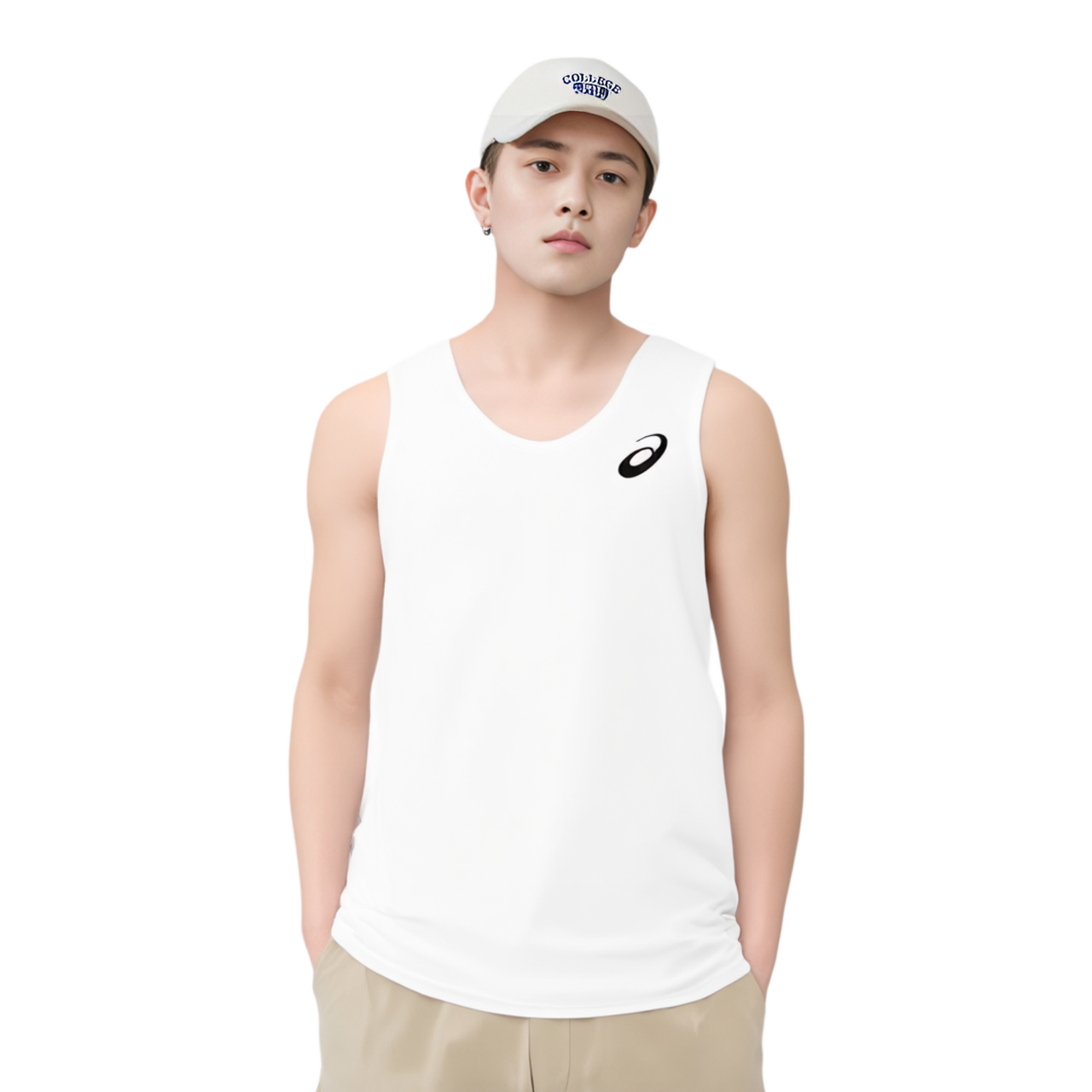 ASICS Running Tank Top Men’s White