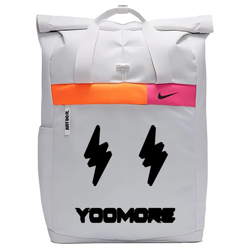 Nike Fabric Patterned Print Backpack Unisex White