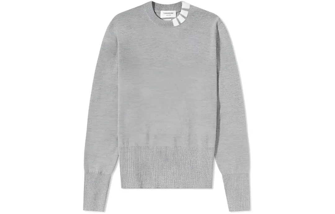 THOM BROWNE· SS22 Sweater Men's Light Gray