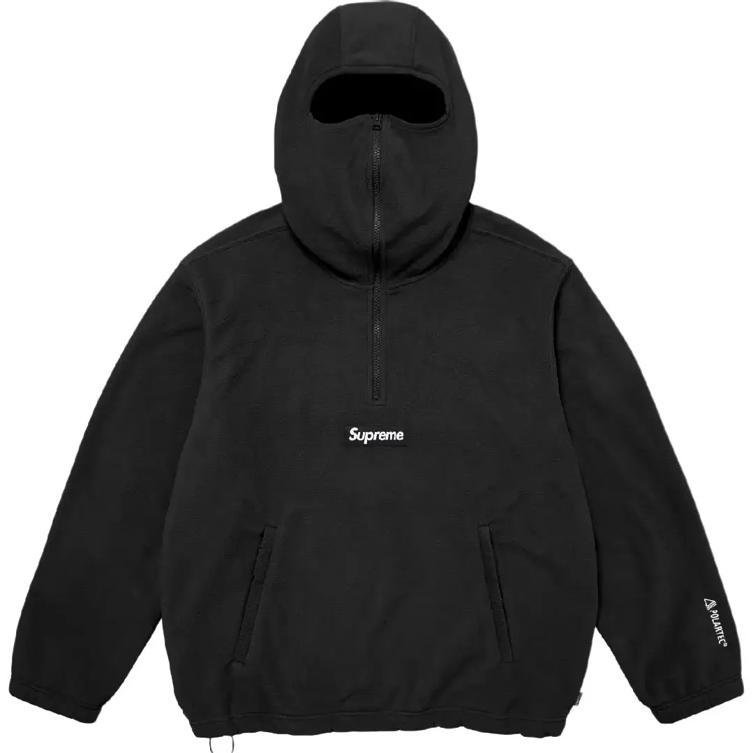Supreme POLARTEC WEEK14Polartec Face Mask Half Zip Hooded Sweatshirt Unisex