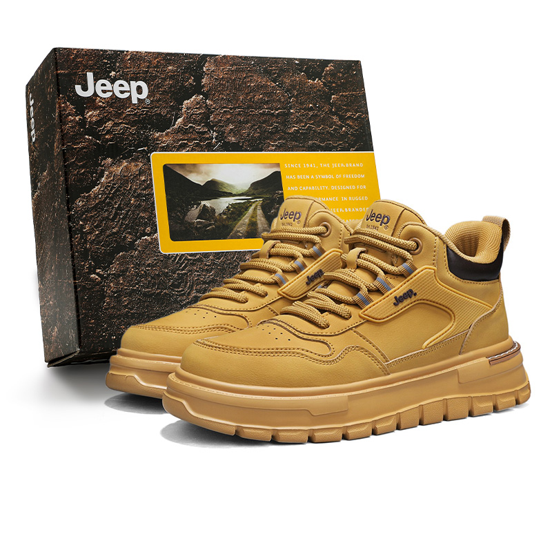 Мужские ботинки Jeep Кожаные (коричневые)