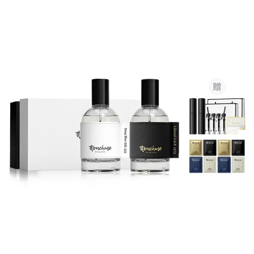 TTOUCHME Perfume, wooden floral gift box strongly flavoured for men and women, set, men's fragrance, long-term effect, woody notes, 50 ml