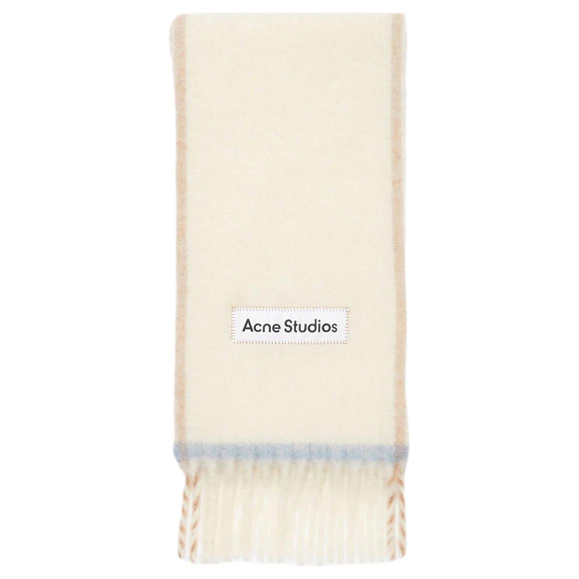 Шарф Acne Studios (белый)