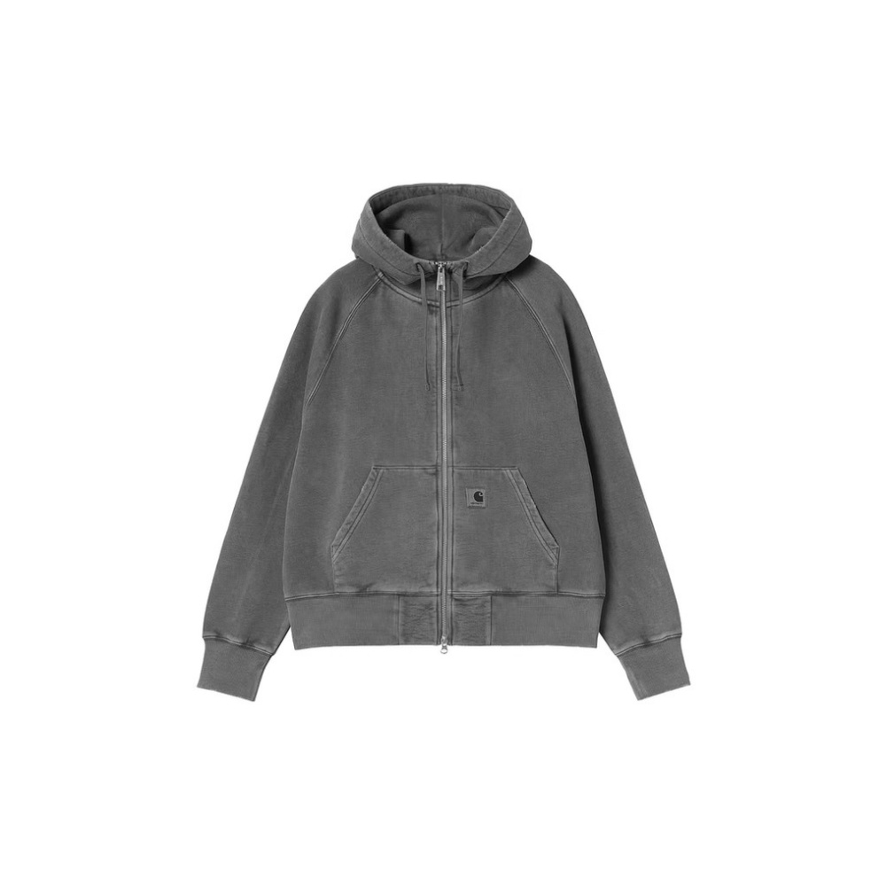 Женское худи Carhartt Carhartt WIP SS26 Hooded Torion Jacket W (серое)