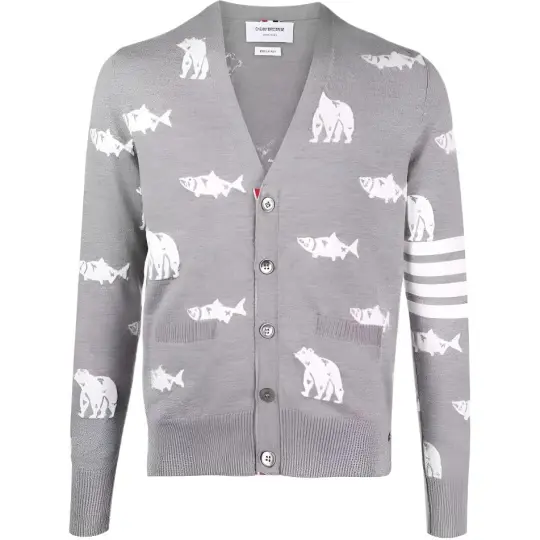 THOM BROWNE· Sweater Men's Gray